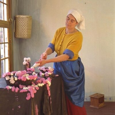 melkmeisje slagroom 28 x 33
